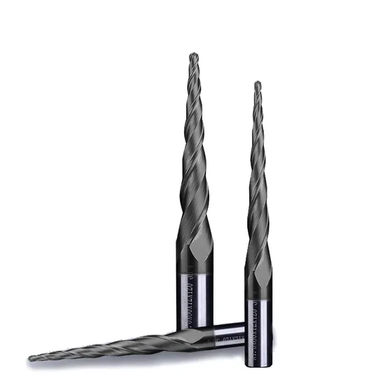 Weix Tapper Ball Nose Router Bit Carbide Tapered Ballnose End Mill